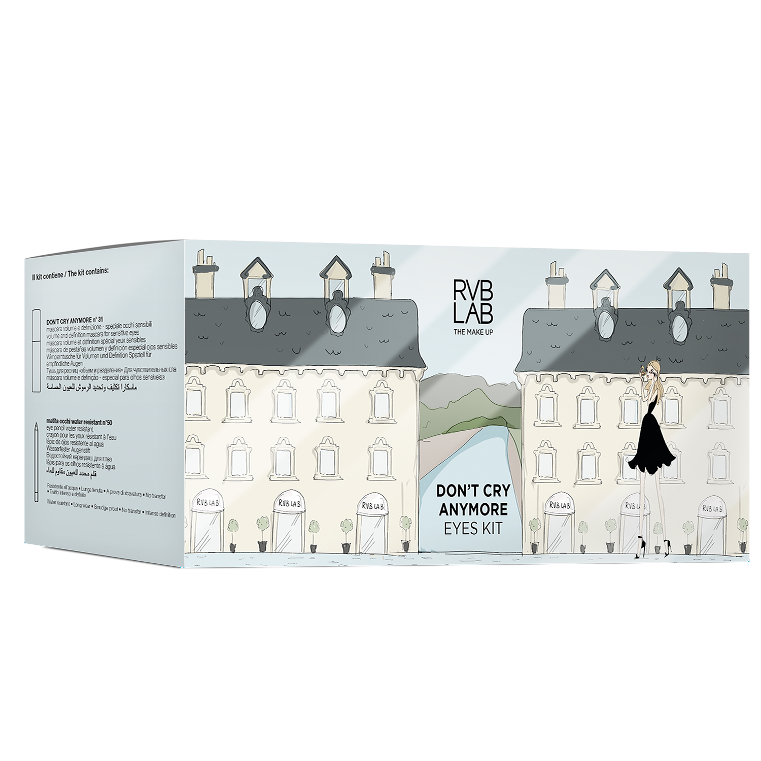 Kit Don’t Cry Anymore (mascara 11ml + lapiz resistente al agua 50 1,2 gr)