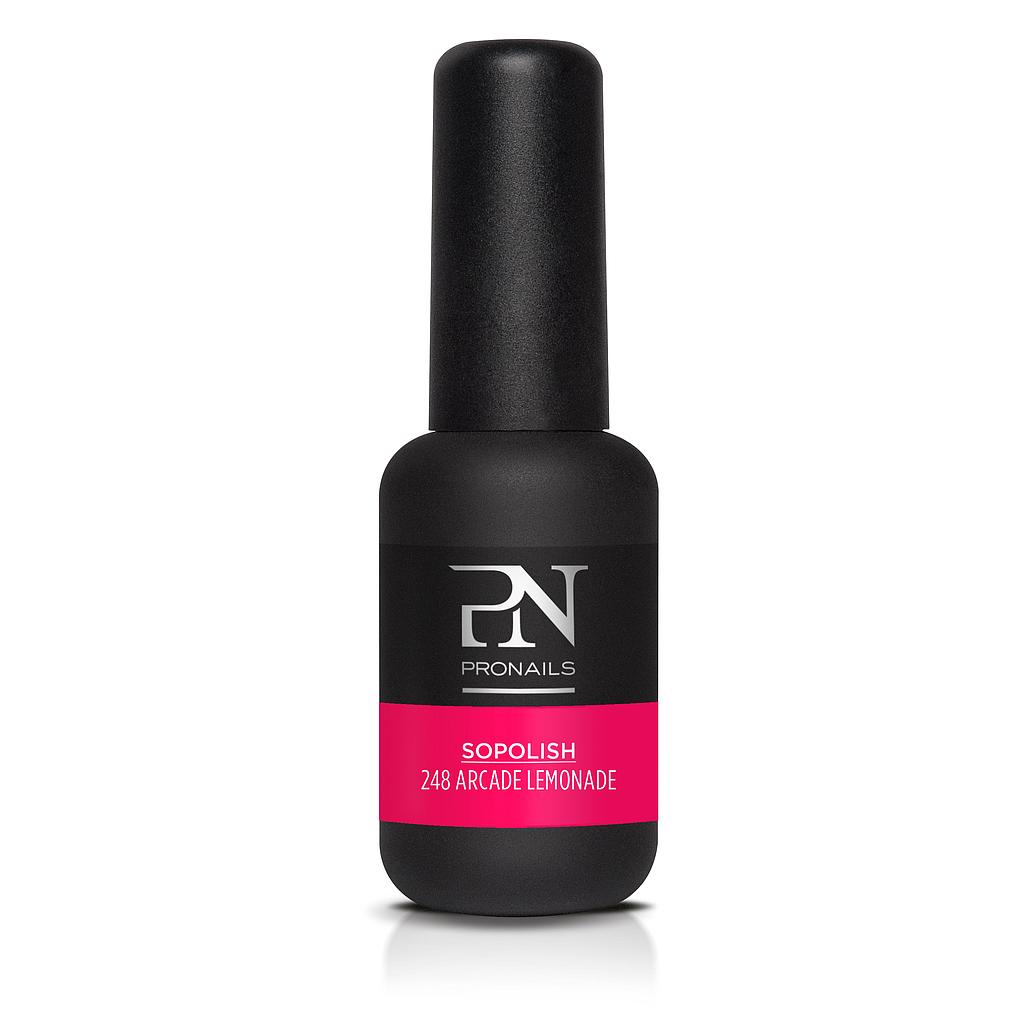 Esmalte uñas semipermanente 248 Arcade Lemonade 8ml